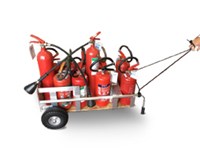Handtruck for Extinguishers Grisù