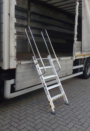 Truck access ladder