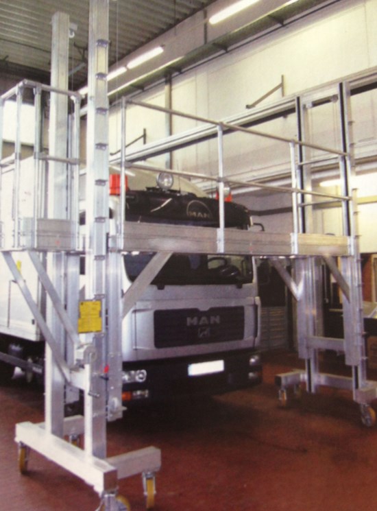 Platforms for truck cabins