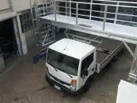 Bahnsteige für Lkw-Kabinen