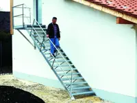 Feste Aluminium-Aufstiegsleitern für den Außenbereich 