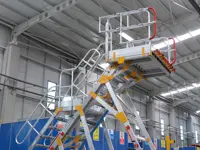 Zugangsplattform für das Cockpit des Flugzeugs