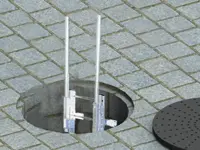 Leiter für Brunnen und Kanallöcher