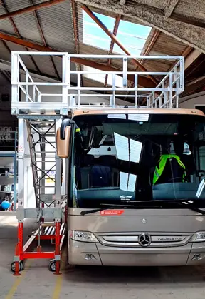 Hebebühne für Reisebusse und Busse