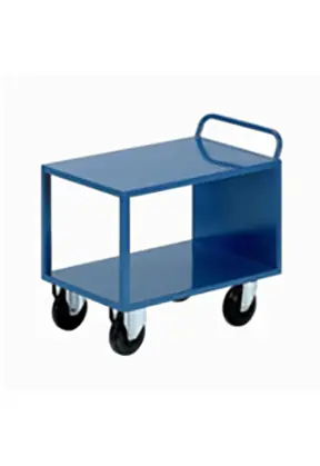 Güterwagen mit 2 Regalen 100x60