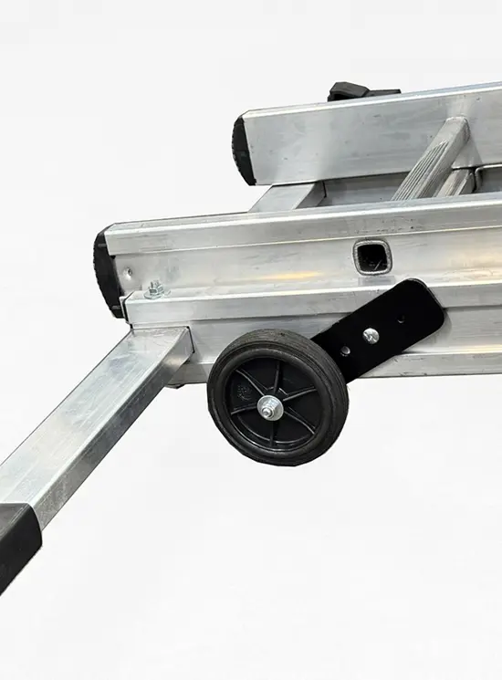 Transporträder für Ausfahrleitern