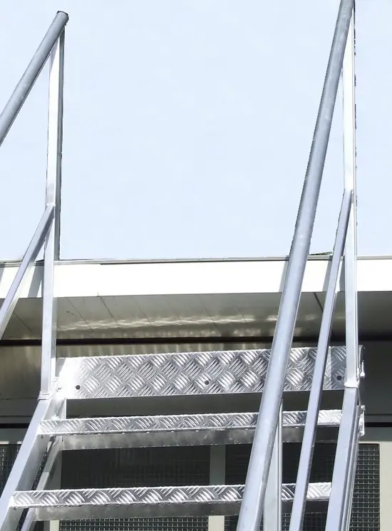 Feste Aluminium-Aufstiegsleitern für den Außenbereich 