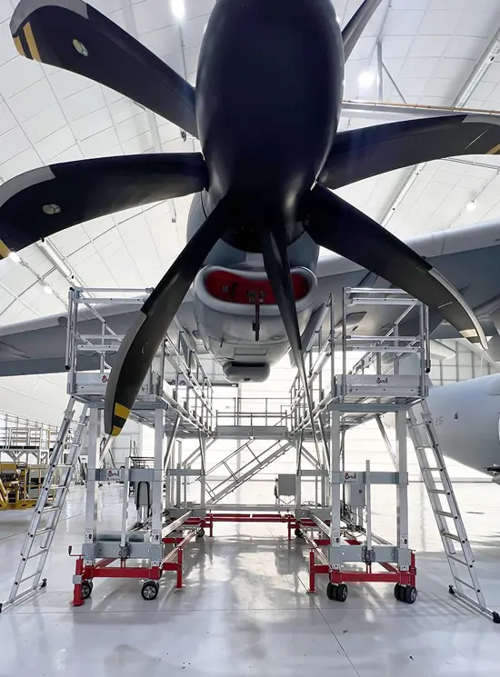 Spezielle Struktur für Flugzeugtriebwerke