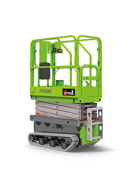 Tracked aerial platform