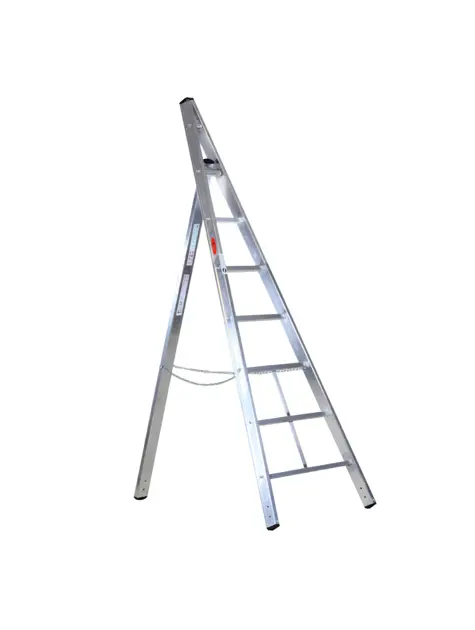 Professional aluminum ladder for agriculture, pruning, fruit harvesting