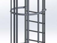 Hooped vertical ladder (Self system)