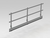 Aluminium guardrails