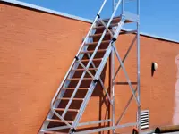 Aluminium stairs for outdoor 