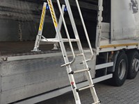 Truck platform access ladder