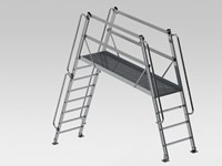 Roof bridge ladder