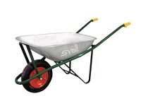 Steel wheelbarrow