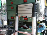 Ladders for equipped vans