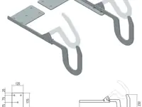 Adjustable ladder hook 