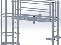 Hooped vertical ladder (Self system)