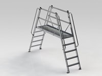 Roof bridge ladder