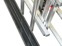 Tempo Shuttle scaffolding with lifting system for photovoltaic panels