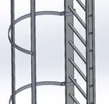 Hooped vertical ladder (Self system)