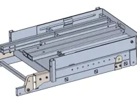 Telescopic platform for elevator shafts