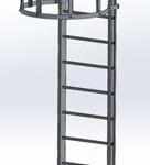 Hooped vertical ladder (Self system)