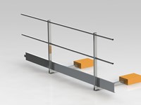 Aluminium guardrails