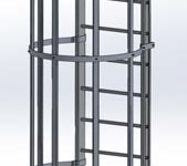 Hooped vertical ladder (Self system)