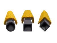 Non-slip covers for fixed or portable ladder rungs