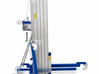 Transportable compact material lifts Hercules