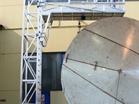 Telescopic platform for Tanks and Boilers