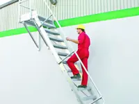 Aluminium stairs for outdoor 