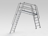 Roof bridge ladder