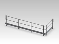 Aluminium guardrails