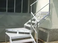 Aluminium stairs for outdoor 