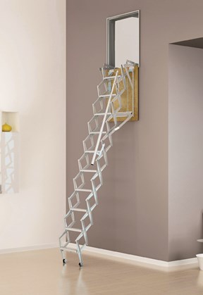 Wall loft ladder Harmonica