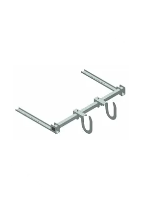 Double adjustment ladder hook