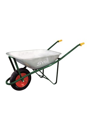 Steel wheelbarrow