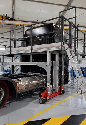 Platform for truck and bus bodies