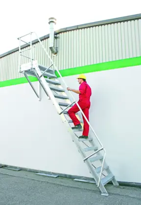 Aluminium stairs for outdoor 