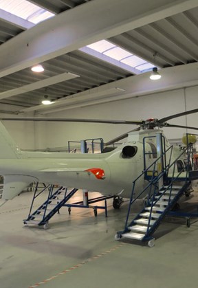 Ladder and platforms for Helicopters