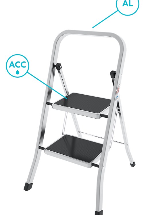 Furbo AL aluminium stepstool