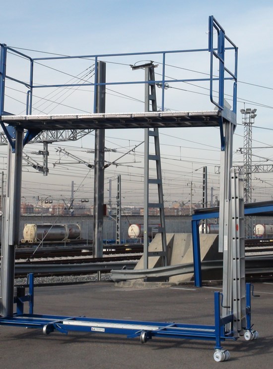 Platform for trains