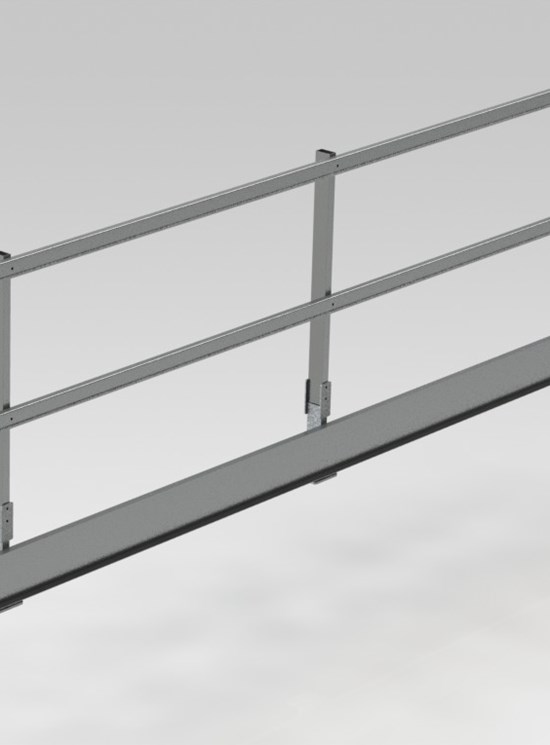 Aluminium guardrails