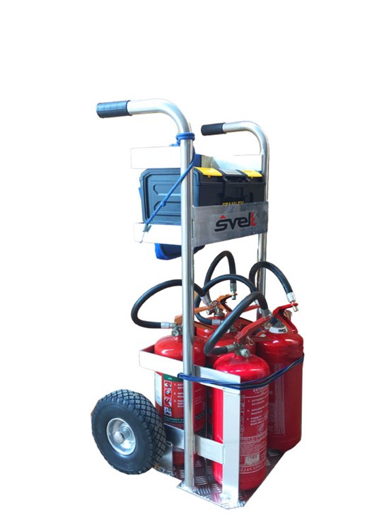 Handtruck for Extinguishers Grisù