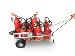 Handtruck for Extinguishers Grisù