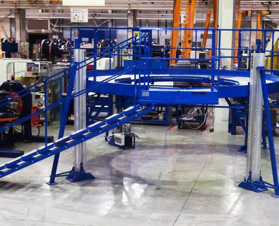 Circular platform