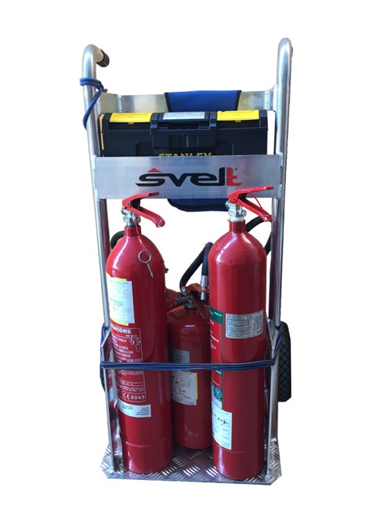 Handtruck for Extinguishers Grisù